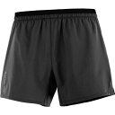 サロモン SALOMON トレーニングウエア ランニングウエア ショートパンツ ショーツ CROSS 5 SHORTS NO L M DEEP BLACK LC1870900 【クロスカントリースキー店舗】