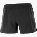 サロモン SALOMON トレーニングウエア ランニングウエア ショートパンツ インナー付きショーツ CROSS 5 SHORTS M DEEP BLACK LC1871400 【クロスカントリースキー店舗】