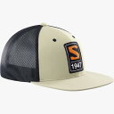 サロモン SALOMON キャップ 帽子 HEADWEAR TRUCKER FLAT CAP PLAZA TAUPE/PL LC1895100 【クロスカントリースキー店舗】