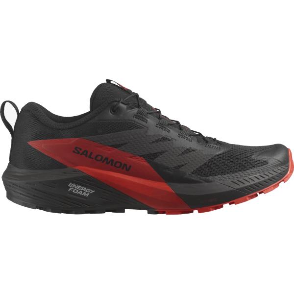 サロモン SALOMON L47214300 SENSE RIDE 5 カラーBlack/FieryRed/Black TRAIL RUNNING トレイルランニングシューズ 