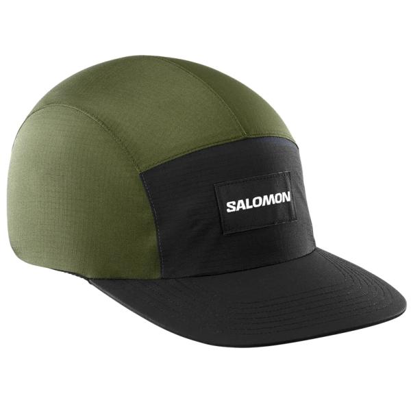 サロモン SALOMON LC2021000 BONATTI WP FIVE PANEL CAP カラーForestNight 帽子 キャップ 防水性 アウトドア トレイル 