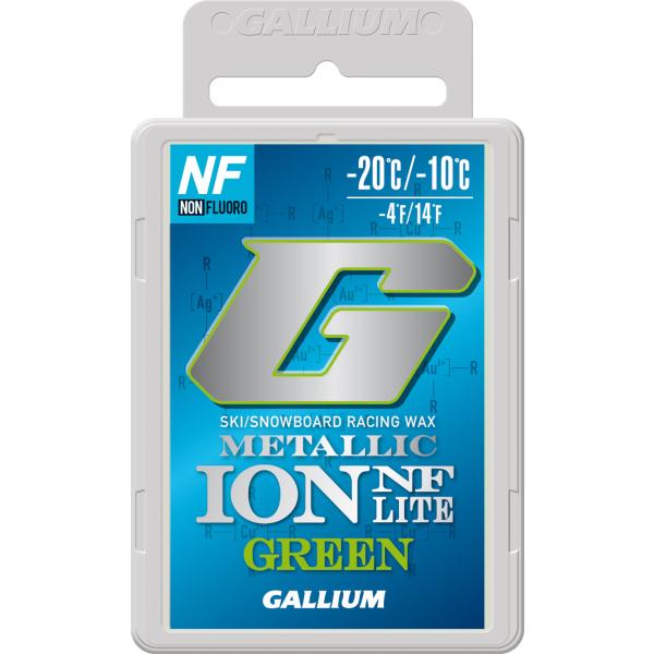 ガリウム GALLIUM GS5017 メタリックイオン ライト NF グリーン (50g) アルペンスキー スノーボード クロスカントリースキー ワックス WAX フッ素フリー NF