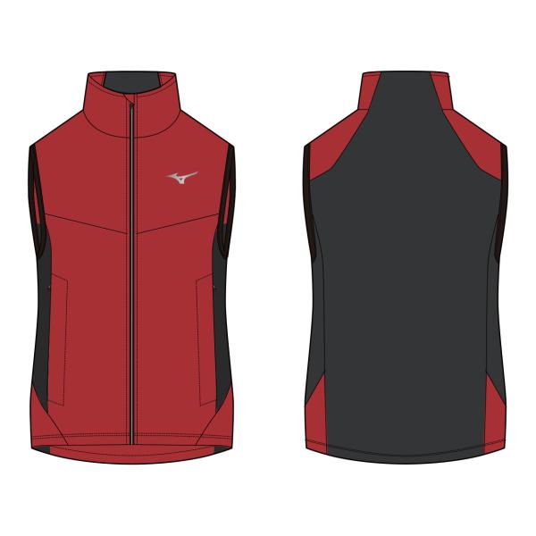 ミズノ MIZUNO クロスカントリースキー オーバージャージ ウィンタートレーニング ベスト VEST Z2MCA42162 レーシング ランニング【クロスカ...