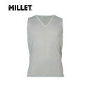 ミレー MILLET MIV02102 ドライナミック スルー II V ノースリーブ カラーSILVER(N7372) メンズ 軽量 ドライアンダーウェア ノ...