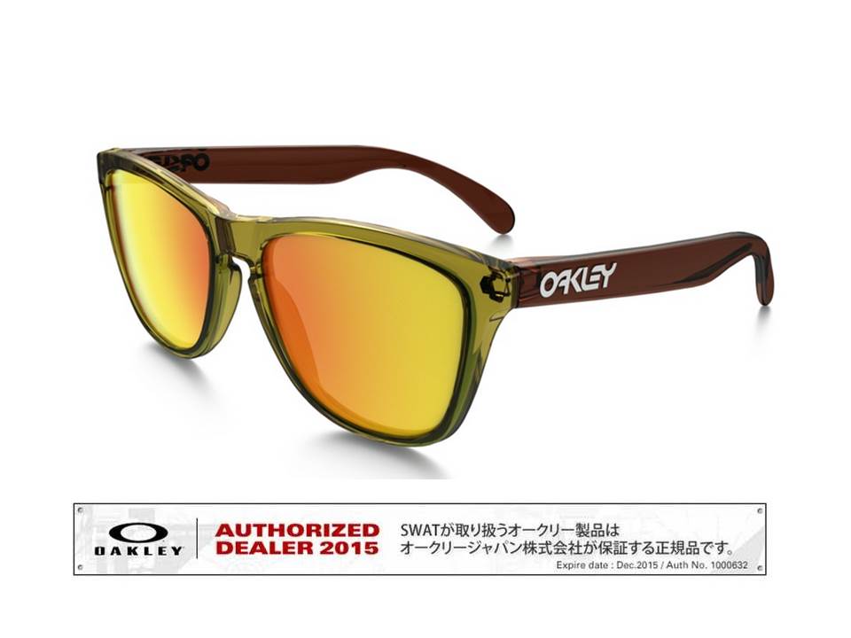 OAKLEY【Moto collection/Frogskins® 】octane/fire iridium【009245-5417-924513】