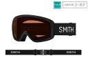 23/24 SMITH Snowday Black お子様向けのSMITHゴーグル 眼鏡対応