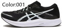 モデル ASICSHYPER SPEED 3ランニングシューズレディース【1012B517】 商品価格 9,790円（税込） サイズ・カラー ●サイズ: 23.5/24.0/24.5cm ●カラー ・Black/White(001) ・Diva Pink/White(700) 特徴 ●日々トレーニングに励むランナーや部活生へおすすめのHYPER SPEEDシリーズ。 ・アッパー：合成繊維・合成樹脂 ・アウター：ゴム底 備考 ●こちらの商品は新品日本正規品です。 ●PC状況により、商品の色合いが異なって見える場合がございます。ご了承ください。 ●返品は商品が不良品のときのみ受け付けております。それ以外は返品出来ませんのでご注意ください。 ●店頭の在庫と在庫数が連動しておりますので、極力努力は致しますが、在庫切れにより商品をおわたしできない場合もございます。ご了承ください。 他の類似商品もこちらからご覧いただけます。 ↓↓↓ 他のシューズ商品 はこちら 他のASICS商品はこちらASICS！ 在庫に限りあり！お早めに！