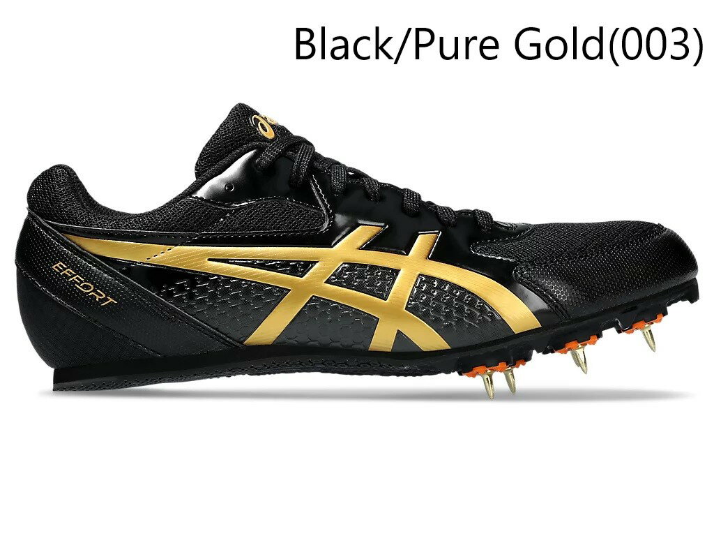 モデル ASICS EFFORT 13陸上スパイクユニセックス【1093A167】 商品価格 11,000円(税込) サイズ・カラー ●サイズ:20.0/20.5/21.0/21.5/22.0/22.5/23.0/23.5/24.0/24.5/25.0/25.5/26.0/26.5/27.0/27.5/28.0cm ●カラー ・Black/Pure Gold(003) ・Blue Expanse/White(402) ・White/Black(100) ・Bright Yellow/Blue Expanse(750) ・Diva Pink/White(702) ・Black/Pure Silver(002) ・Peacoat/White(400) ・Mako Blue/White(401) 特徴 ●足への負担を軽減させる機能を搭載。多種目に対応した土トラック兼用スパイクシューズ 備考 ●こちらの商品は新品日本正規品です。 ●PC状況により、商品の色合いが異なって見える場合がございます。ご了承ください。 ●返品は商品が不良品のときのみ受け付けております。それ以外は返品出来ませんのでご注意ください。 ●店頭の在庫と在庫数が連動しておりますので、極力努力は致しますが、在庫切れにより商品をおわたしできない場合もございます。ご了承ください。 ※本商品の送料は、ウエア・その他の送料に対応しております。ご了承願います。 他の類似商品もこちらからご覧いただけます。 ↓↓↓ 他のシューズ商品 はこちら 他のASICS商品はこちらお買い得商品！ 在庫に限りあり！お早めに！