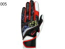 ASICSカラーバッティング用手袋(MID)【3121B319】