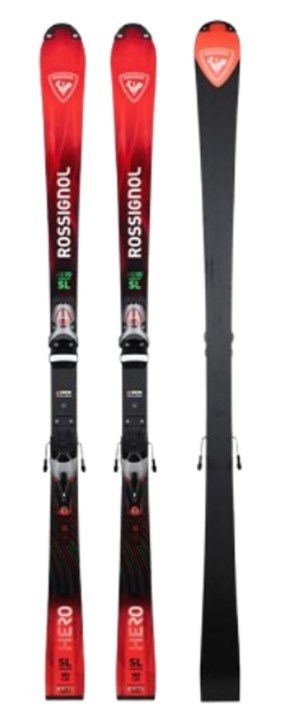 26/27 ROSSIGNOL 板： HERO AHTLETE FIS SL FACTORY 165 （R22） ビンディング：SPX 15 ROCKERACE SIVER RED 【RAPAL01】