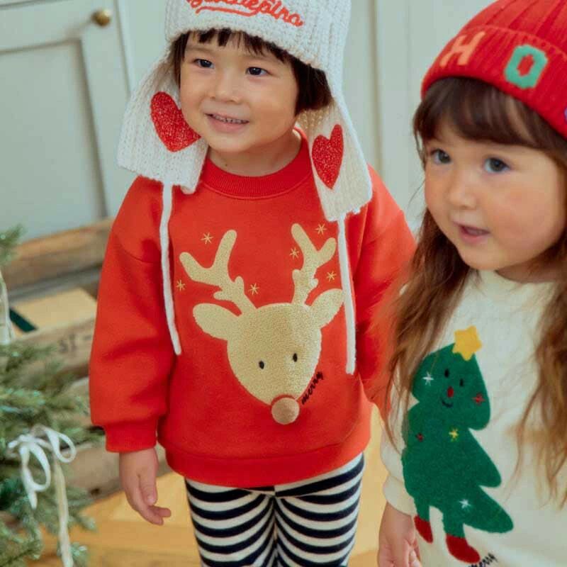 トレーナー サンタコスプレ クリスマスパーティー衣装 大人用 子供用 家族用 長袖...