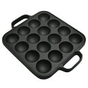 南部 盛栄堂 OIGEN 南部鉄器「たこ焼き器」16穴 IH対応(100V) CA-030-L 日本製(おすすめ 人気 南部鉄 デンジ対応 タコヤキ ガス火対応...