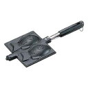 かっぱ橋 ふじたクッキング 販売)【岩鋳】IWACHU南部鉄器 小さめたい焼き器2個焼き〈24030〉たい焼き たい焼器 タイヤキ たいやき 2匹焼 南部鉄 南...