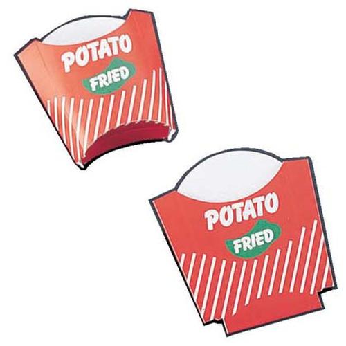 ポテトカートン (50枚入)FRIED 小 ポテト器 ポテト用 紙袋 ナゲット袋 ポテト ナゲット 使い捨て紙袋 ..