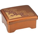うな重 漆器 光月丼重 梨地野菊内朱塗 蓋付 蓋付外寸(167x143x80mm )漆器 お重 鰻 土用丑の日 天丼 かつ丼 うどん そば 蕎麦 開店祝い 業務...