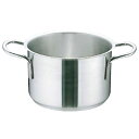Murano(ムラノ)インダクション18-8 半寸胴鍋(蓋無)45cm 〈AHV-A3〉ステン半寸胴 IH対応 電磁対応 業務用 ステンレス 半寸胴 煮込み鍋 ...