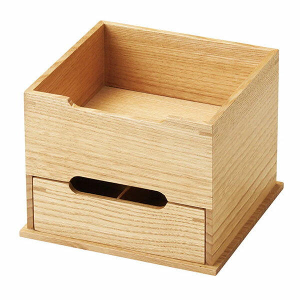 タモ二段料理箱(引出付) 料理箱 目皿 弁当箱 おすすめ 木箱 お菓子ケース お菓子皿 盛器 料理皿 盛皿 敷皿 盛台