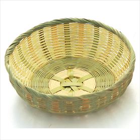 天ぷら皿 竹ザル椀型 13cm 刺身盛皿 