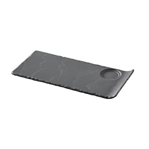 REVOL レヴォル バサルト トレー （インデント付） カーブエッジ 643456 290×134×H15 トレー 食器 長方皿 レンジ ガス 食洗機対応 電子レンジ対応 業務用 厨房用品 調理用品 店舗用品 専門店 バサルト レヴォルシリーズ 創作トレー トレー皿 創作プレート プレート皿