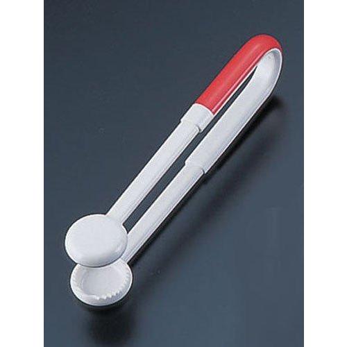 アクリル アイストング No 265 白赤 アイストング カクテル用品 バー用品 万能トング ガリトング ガリツカミ ヤクミトング ネギトング 小物トング レモントング シュガートング ミニトング すしガリトング 薬味トング 梅干しトング アイスペール トング