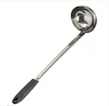 Soup Ladle （Holed） - Murano ムラノ 18-8 ナイロン長柄 スープレードル 180cc 長柄レードル お玉 味噌汁お玉 長いお玉 柄杓 杓子 柄が長いお玉 カレーお玉 そばつゆかけ 汁お玉 レードル そば うどん つゆかけ ラーメン スープ 豚汁お玉 スープおたま たれレードル タレレードル サービスレードル