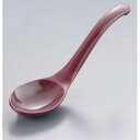 メラミン チャイナレンゲ ME-1 朱黒吹 レンゲ ラーメンレンゲ ラーメン蓮華 中華レンゲ レンゲスプーン らーめんスプーン らーめんレンゲ 蓮華 れんげ ラ...