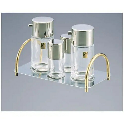 エムタカ カスターセットNo4447 テーブルセット ガラス 卓上 調味料入れセット 5点セット ソース入れ ..