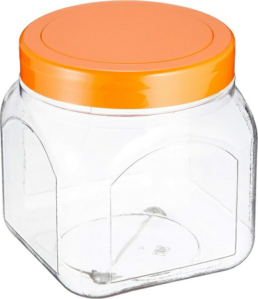 PE 食品ボトル 角ネジミニ 120 1,4L 小物入れ 駄菓子入れ お菓子入れ スナック菓子入れ 個包装のお菓子..