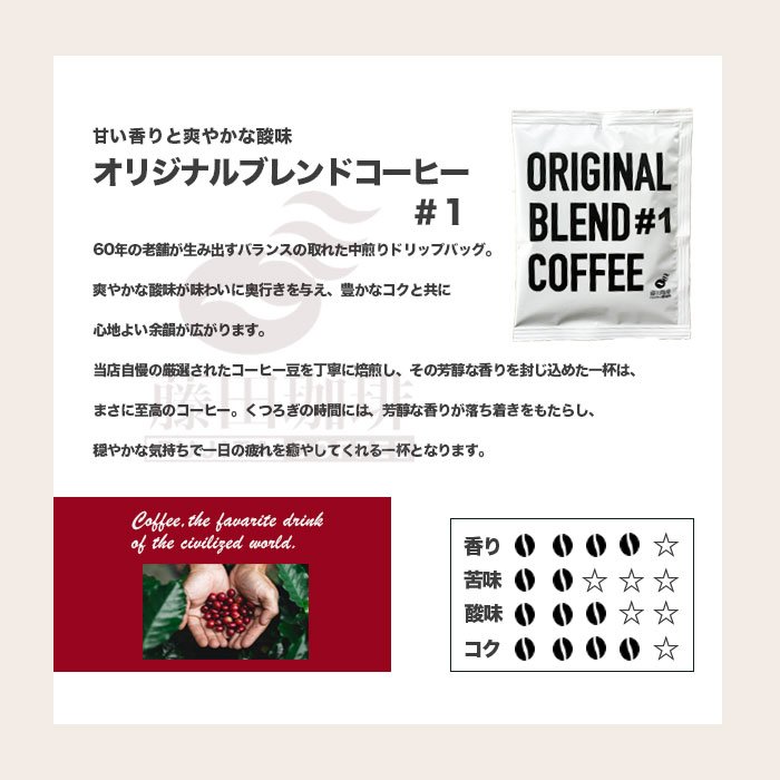 オリジナルブレンド ドリップバッグ コーヒー ...の紹介画像3
