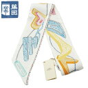 【未使用品】【ギフト品質】 エルメス HERMES ツイリー トゥイリ― スカーフ リボン シルク100% レディース ホワイト系 マルチカラー 質屋 【中古】
