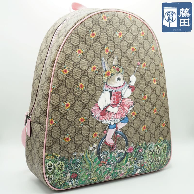 【ギフト品質】 GUCCI グッチ 433578 ヒグチユウコ コラボ ウサギ バックパック GGス ...