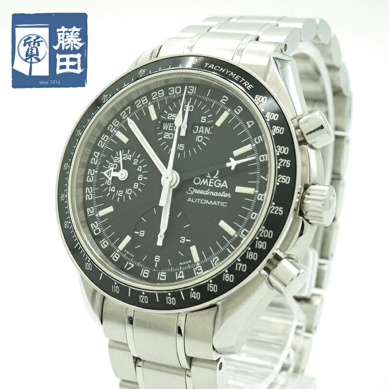 オメガ OMEGA スピードマスター マーク40 3520.50 トリプルカレンダー デイデイト クロノグラフ 自動巻き 質屋 【中古】