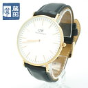 ダニエルウェリントン DanielWellington DW00100007 クラシック シェフィードル クォーツ メンズ レディース 40ミリ 替えベルト 状...