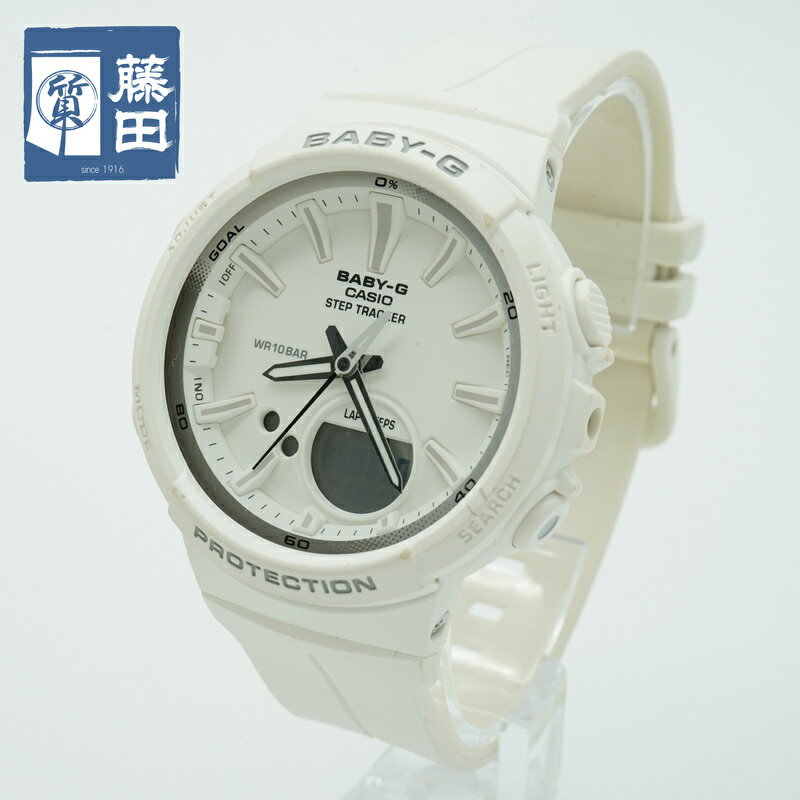 カシオ CASIO ジーショック BGS-100SC 腕時計 デジタル アナログ レディース ホワイト 質屋 【中古】