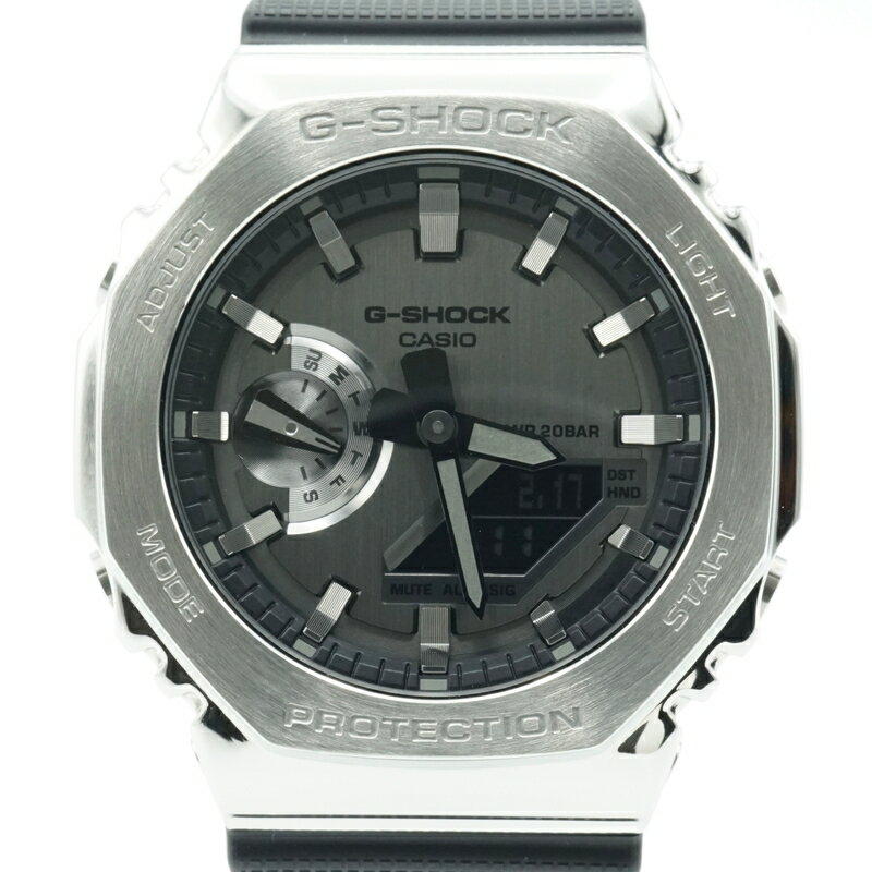 カシオ CASIO ジーショック G-SHOCK GM-2100-1AJF ステンレス メタル 腕時計 アナログ デジタル 質屋 【中古】