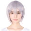 【セール 返品交換不可】 ウィッグ ショート ボブ フルウィッグ コスプレ ウイッグ ショート フルウイッグ アッシュ シルバー 銀髪 耐熱 かつら 男装 富士達 ふじたつ 【ショート】 オーキッドミスト 1,650円