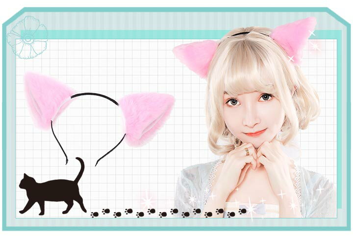 猫耳 カチューシャ 黒 ピンク 赤 青 水色 黄色 オレンジ 紫 紺 ベージュ 白 猫 コスプレ 可愛い 大人用 子供用 仮装 コスプレ グッズ ネコミミ ねこみみ ねこ耳 ハロウィン 【猫耳カチューシャ】