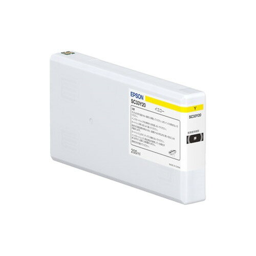 樂天商城 - エプソン　インクカートリッジ　イエロー　200ml　SC33Y20