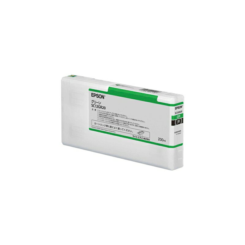 ץ(EPSON) 󥯥ȥåSC12GR20꡼200ml
