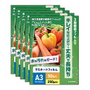 ラミネートフィルム A3サイズ（250ミクロン） 業務用 250枚入り（5箱） ラミネーターフィルム パウチフィルム 掲示物 ラミネート 加工 防水