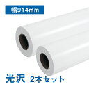 FTエコノミー キャストコート 光沢紙 ロール紙 幅914mm×30M 2本入