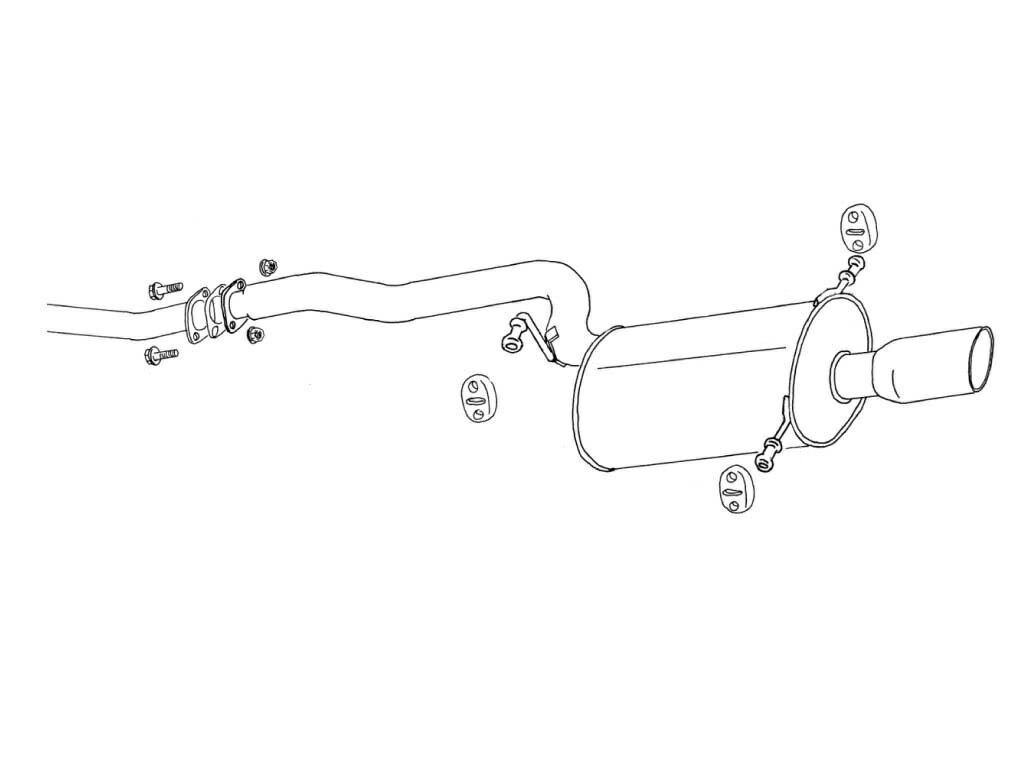 FUJITSUBO スバル BG5 レガシィ ツーリングワゴン ターボ (LEGACY) Legalis R サイレントタイプ