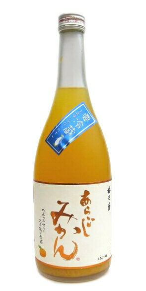 梅乃宿　あらごし　みかん酒　7度