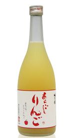 楽天石巻市　酒の藤原屋　楽天市場店10％OFF【アウトレット商品・ラベルやや不良】梅乃宿　あらごしりんご酒　7度　720ml【リンゴ酒】【林檎酒】【梅の宿】【リンゴリキュール】