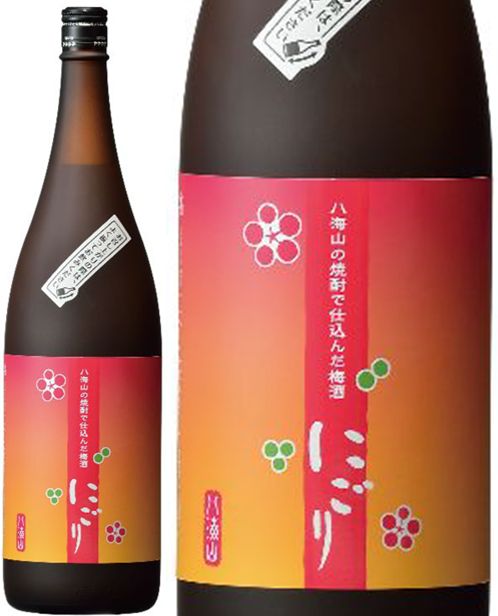 八海山の焼酎で仕込んだ梅酒【にごり梅酒】14度　1800ml