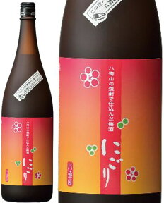 八海山の焼酎で仕込んだ梅酒【にごり梅酒】14度　1800ml