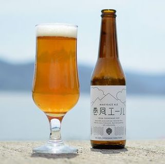 【24本】【お取り寄せ商品】巻風エール 瓶　330ml×24本セット！【石巻地ビール】※ギフト包装不可商品です。※ご購入後のキャンセルは不可となります。※お届けまで、決済完了後→商品手配→入荷まで約3～4日→お客様へ発送[■]