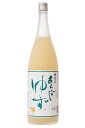 【ケース販売　6本入】【柚子酒】梅乃宿　あらごしゆず　8度　1800ml×6本セット！