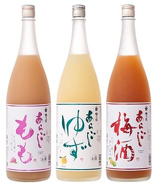 【あらごし梅酒】【梅乃宿　あらごしゆず酒】【あらごしもも】1800ml×三種飲み比べセット【柚子酒】【梅の宿】【梅乃宿酒造】【ゆずリキュール】