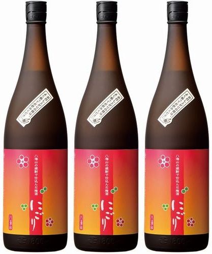 八海山の焼酎で仕込んだ梅酒【にごり梅酒】14度　1800ml×3本セット！